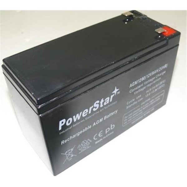 Powerstar PowerStar PS12-9-10502 Vrla Battery By 12V; 9Ah Agm Replacement PS12-9-10502